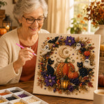 Halloween Bead Art Set For Festive Decor