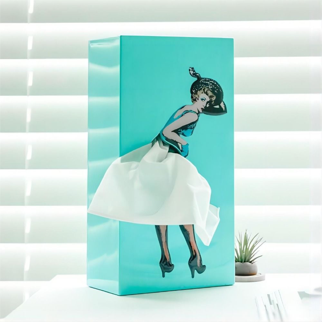 Breezy Dress Tissue Holder – Stable One-Hand Pulls