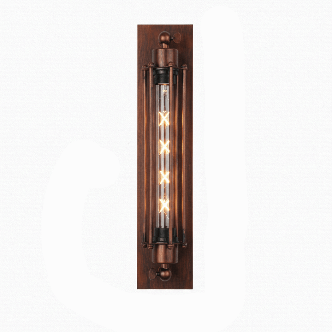Vintage Metal Wall Light for a Warm Glow