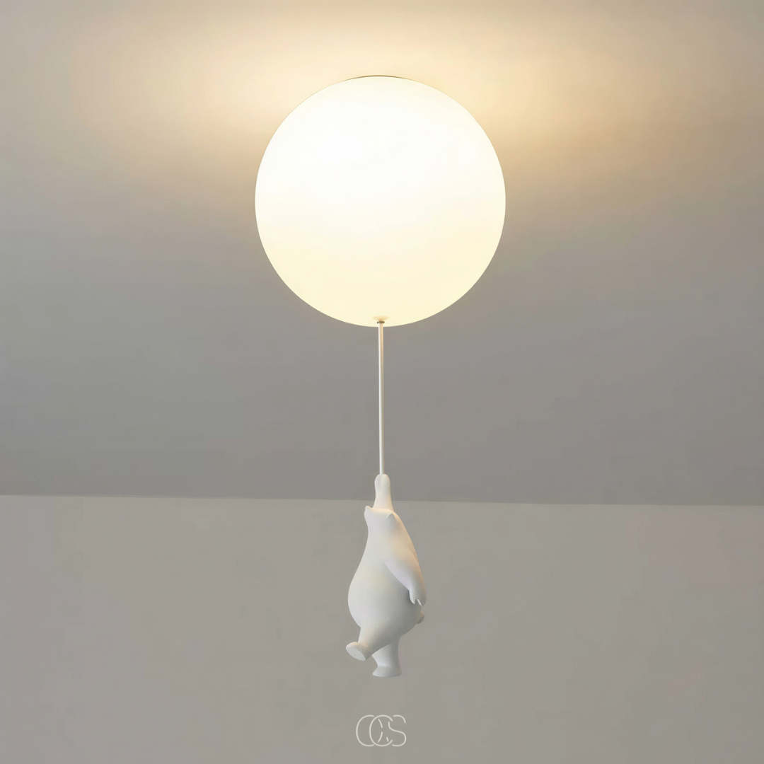 Hot Air Balloon Ceiling Light for Playful Rooms