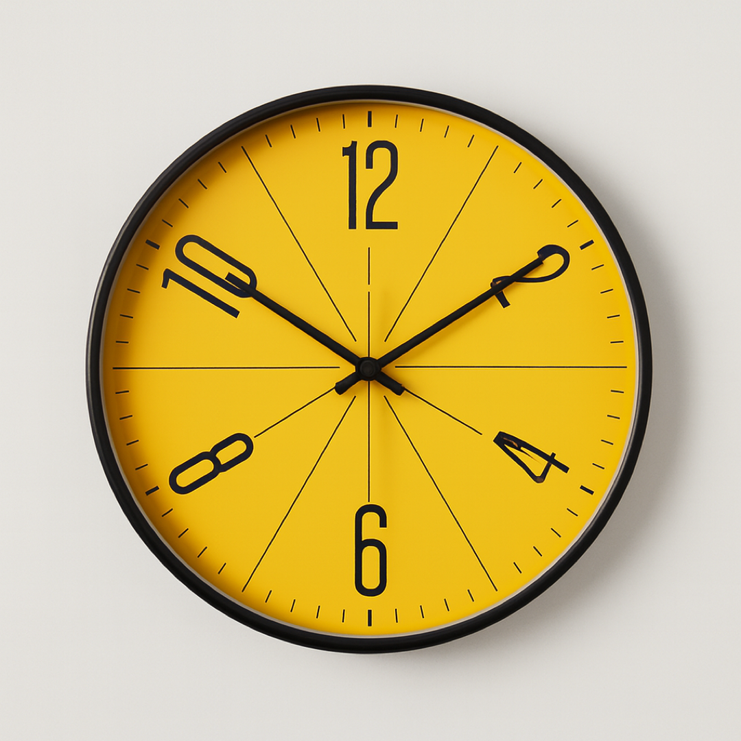 Scandinavian Wall Clock for Effortless Timekeeping