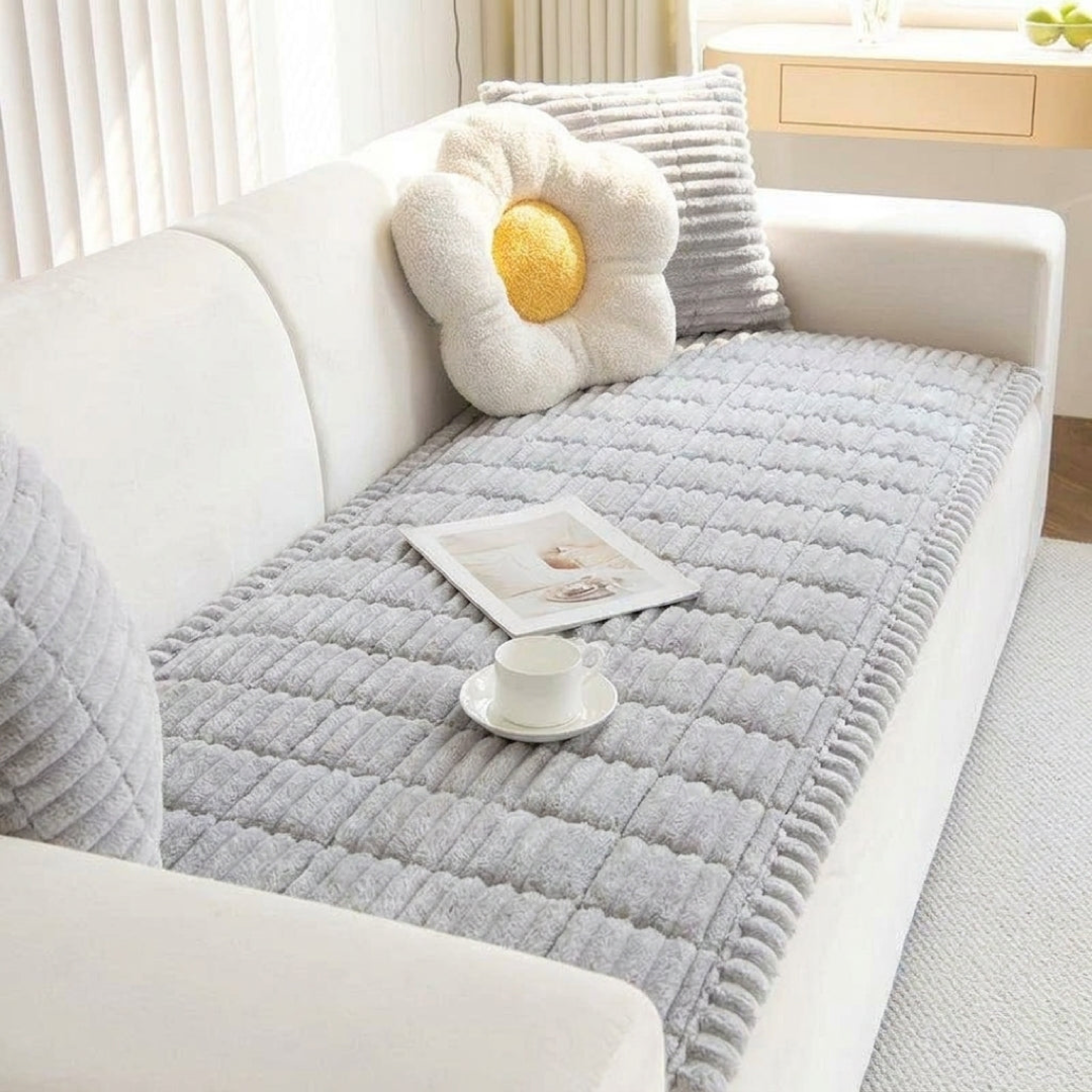 Quilted Flannel Sofa Pad for Cozy Protection