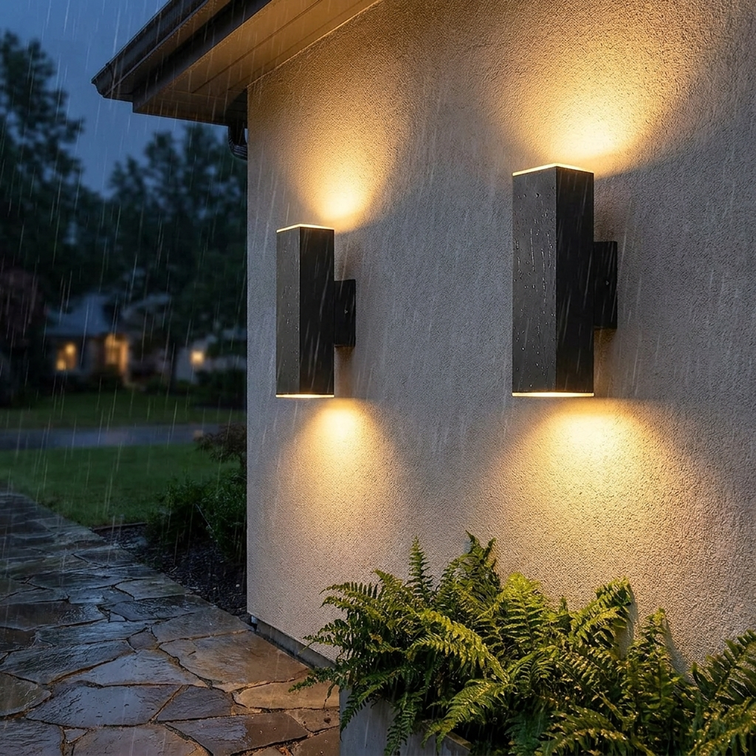 Outdoor LED Wall Light for Weatherproof Visibility