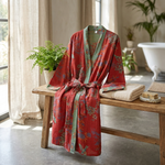 Reversible Cotton Kimono Robe for Easy Lounging