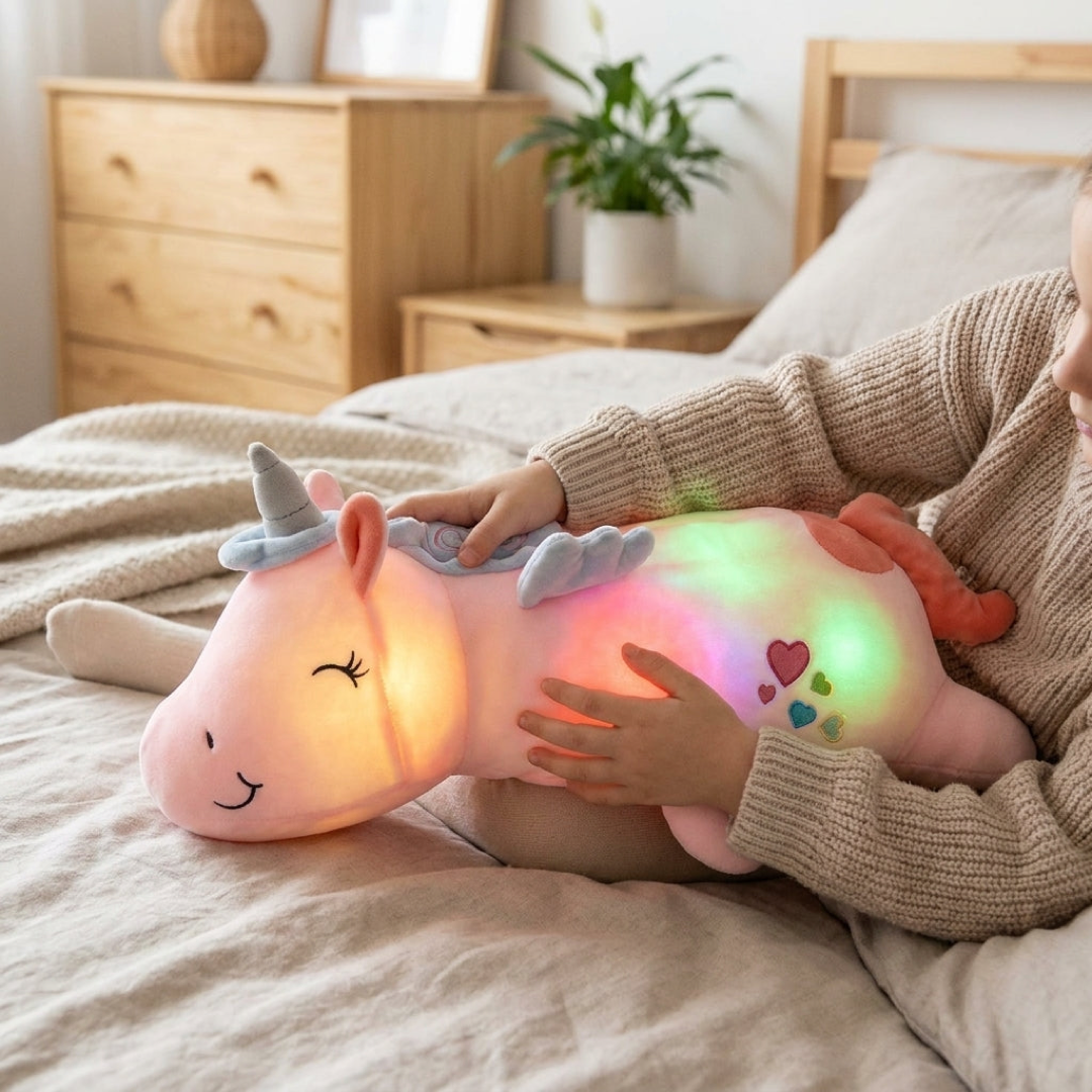 Plush Unicorn Nightlight for Soothing Bedtimes