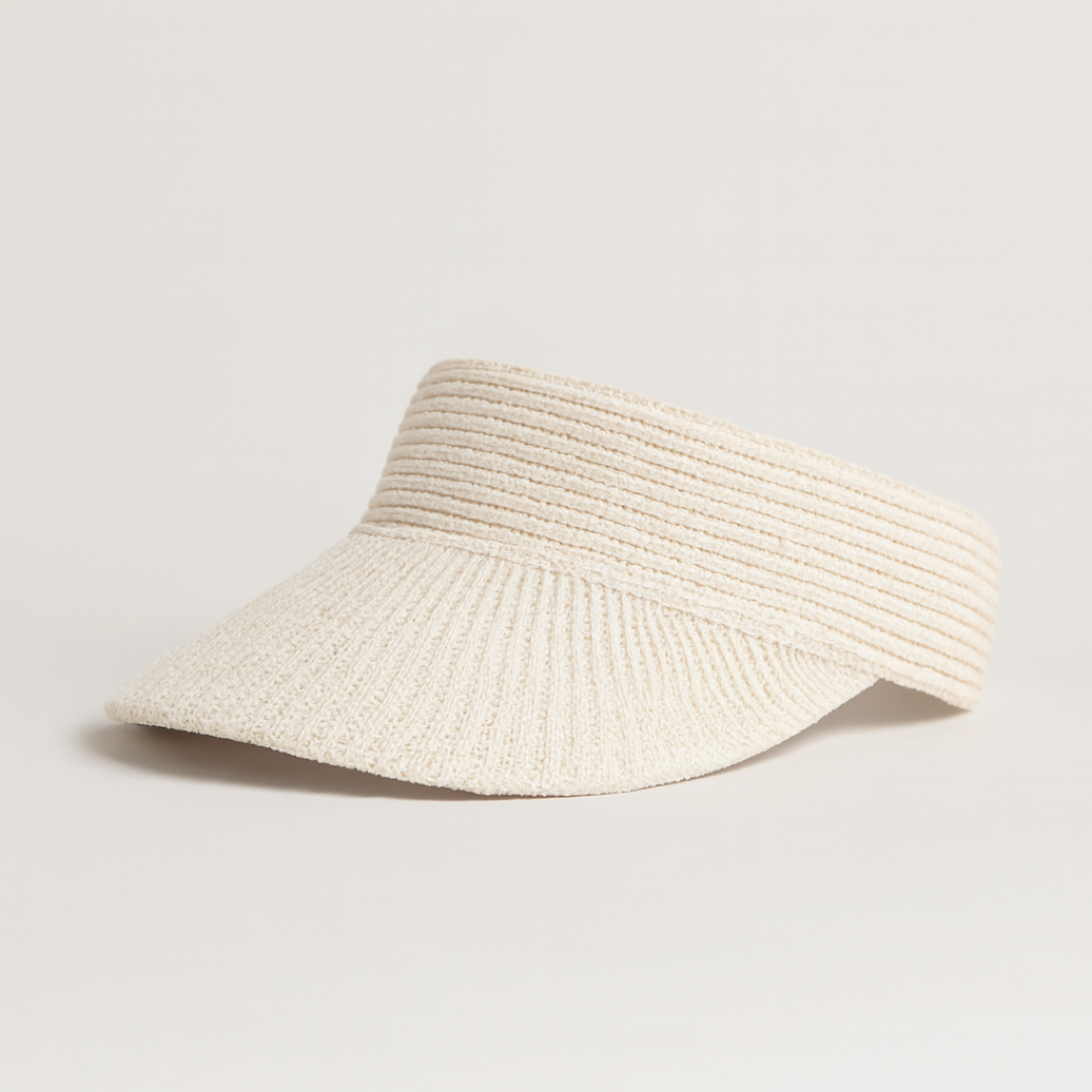 Airy Knit Sun Visor for Cool Shade