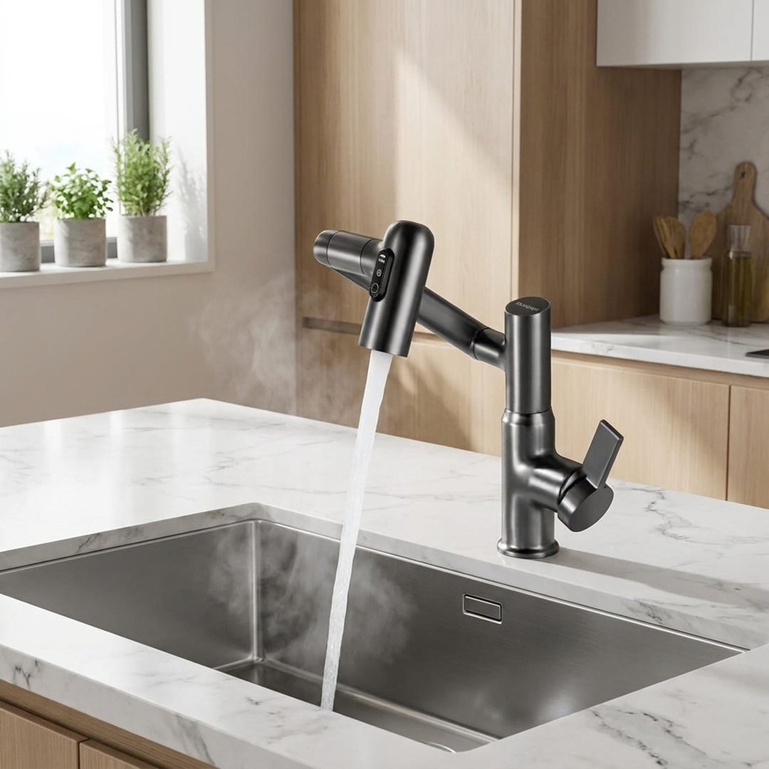 Swivel Kitchen Faucet for Effortless Sink Access