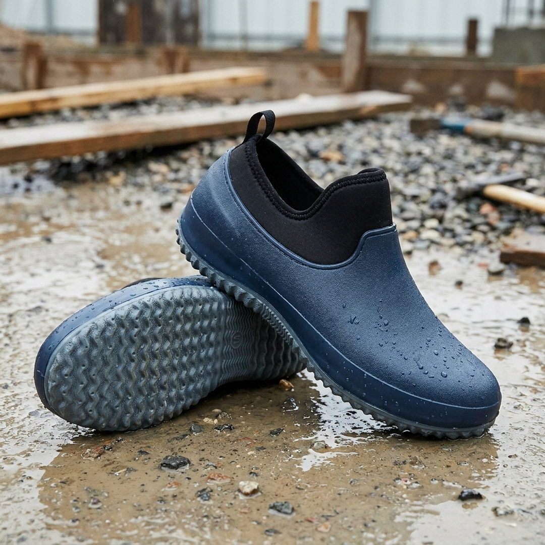 All-Weather Work Shoes With Steady Traction