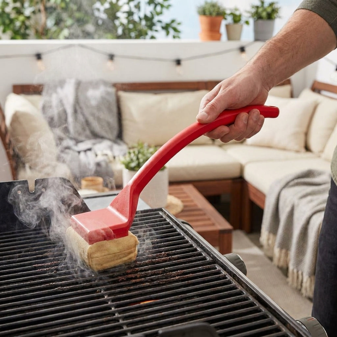 Steam Grill Brush for Chemical-Free Cleaning