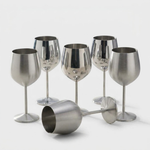 Insulated Steel Wine Goblet Keeps Drinks Chilled