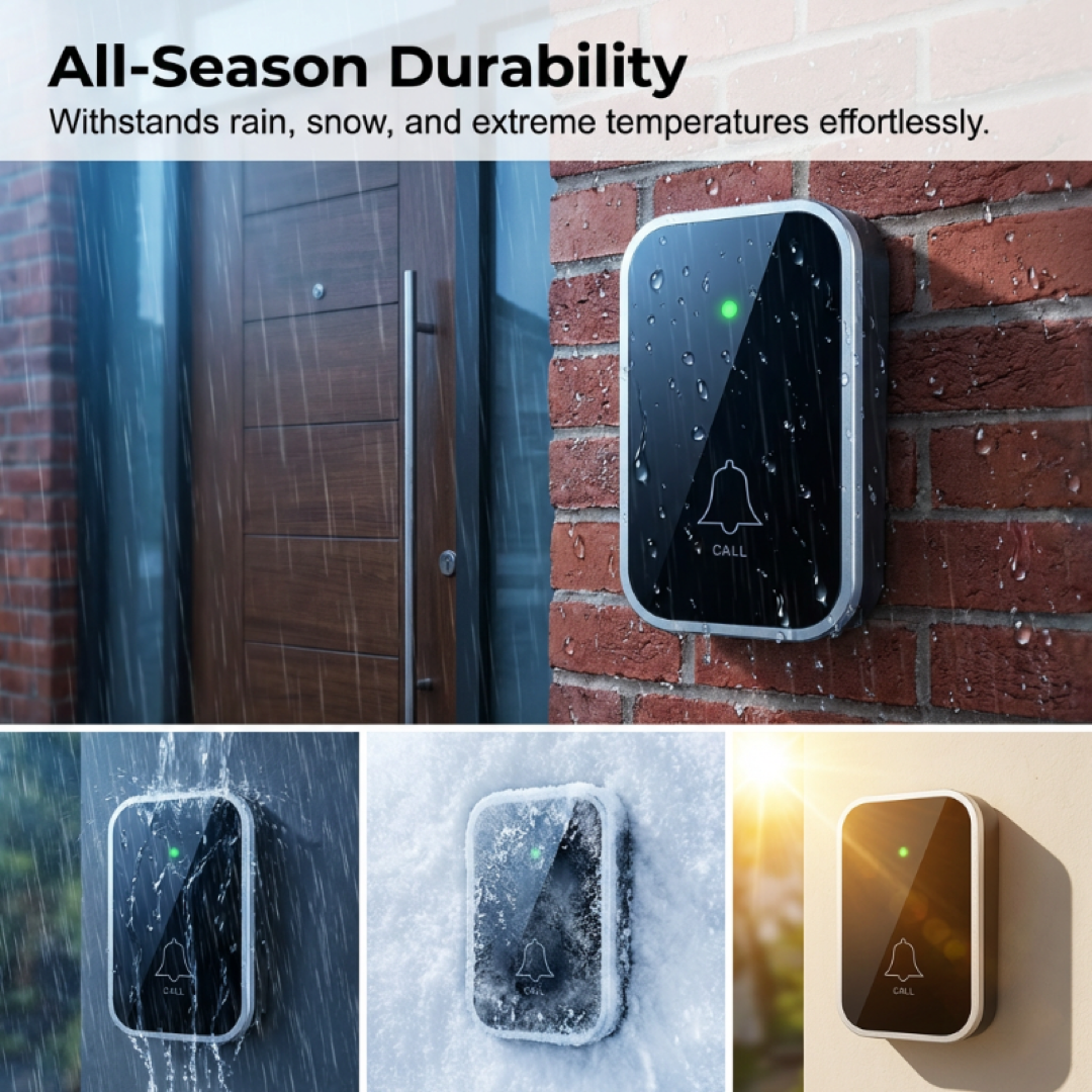 ColorGlow Wireless Doorbell for Visible Alerts