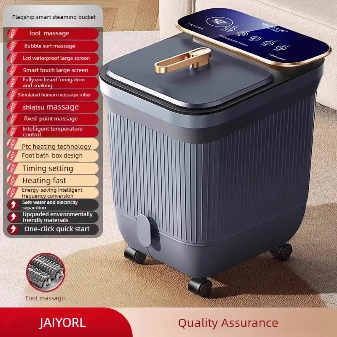 Collapsible Heated Foot Spa for Effortless Relief