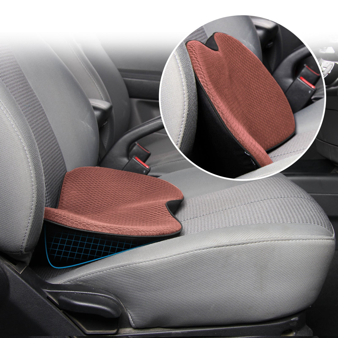 Memory Foam Driver Cushion for Better Visibility