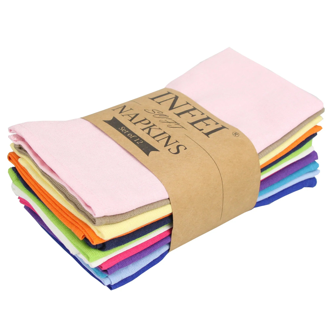 12-Piece Cloth Napkin Set for Effortless Dining
