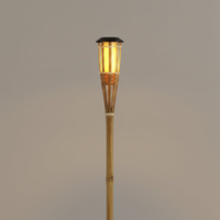 Bamboo Solar Path Light for Effortless Evenings
