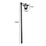 Solar Column Light for Effortless Outdoor Glow