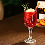Engraved Crystal Goblet for Elegant Sipping