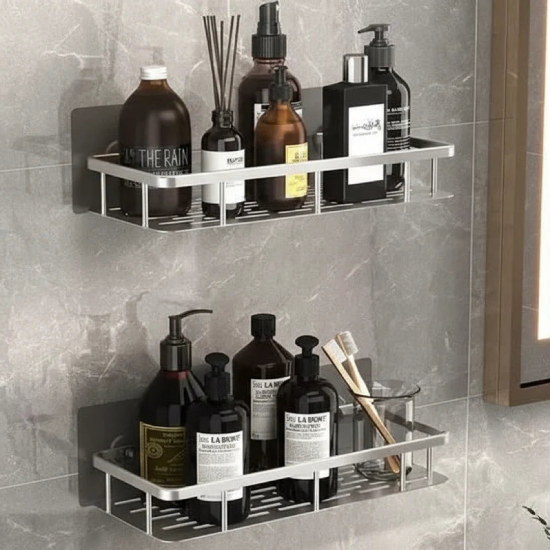 Wall-Mounted Bathroom Shelf for Clutter-Free Counters