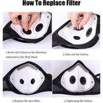 Adjustable Carbon Filter Mask for Dusty Tasks