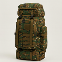 80L Tactical Rucksack for Organized Expeditions