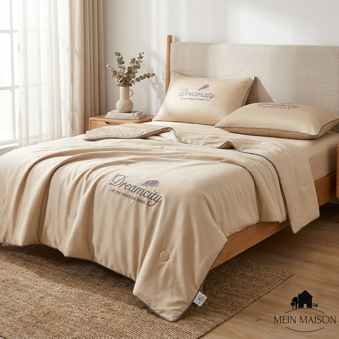 Cooling Ice Silk Blanket for Breezy Nights