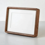 Matted Wood Picture Frame for Easy Display