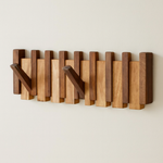 Piano Key Wall Rack for Clutter-Free Entryways