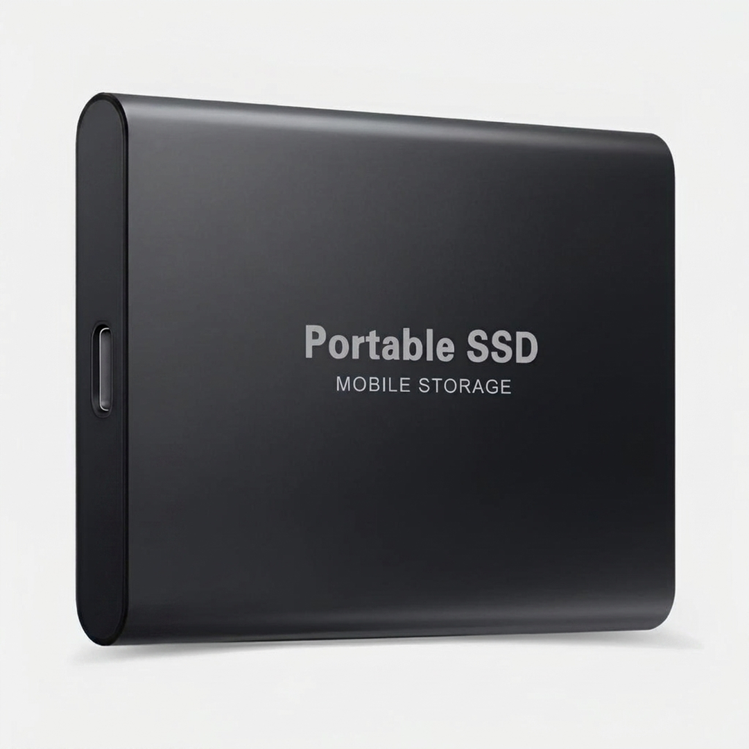 Compact External SSD for Quick Backups