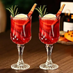 Engraved Crystal Goblet for Elegant Sipping