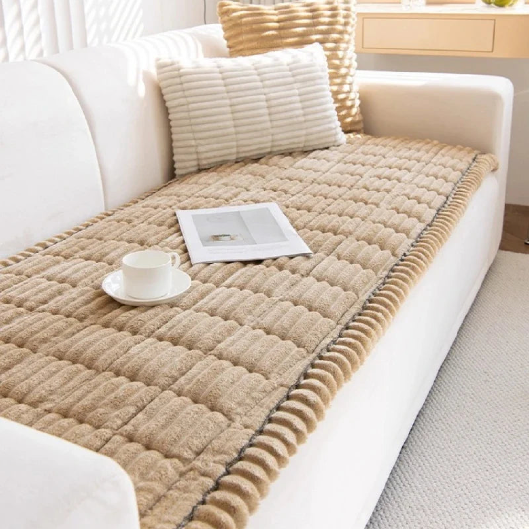 Quilted Flannel Sofa Pad for Cozy Protection