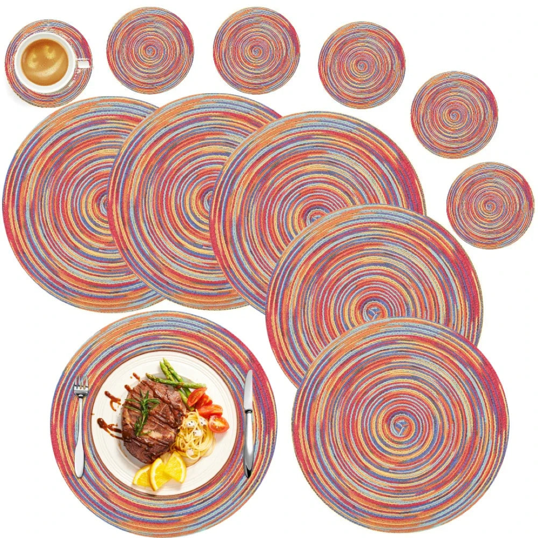 Ramie Table Mats for Heat and Spill Protection