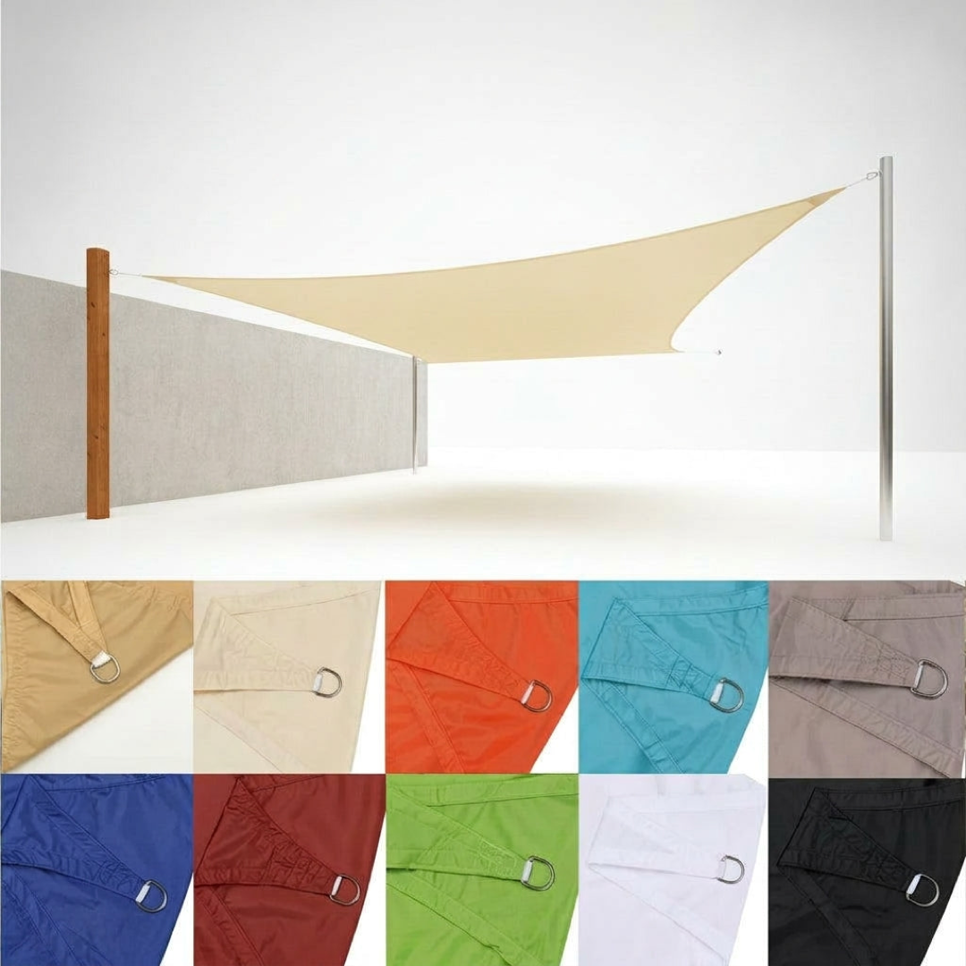 Water-Resistant Sun Sail for Cooler Patios