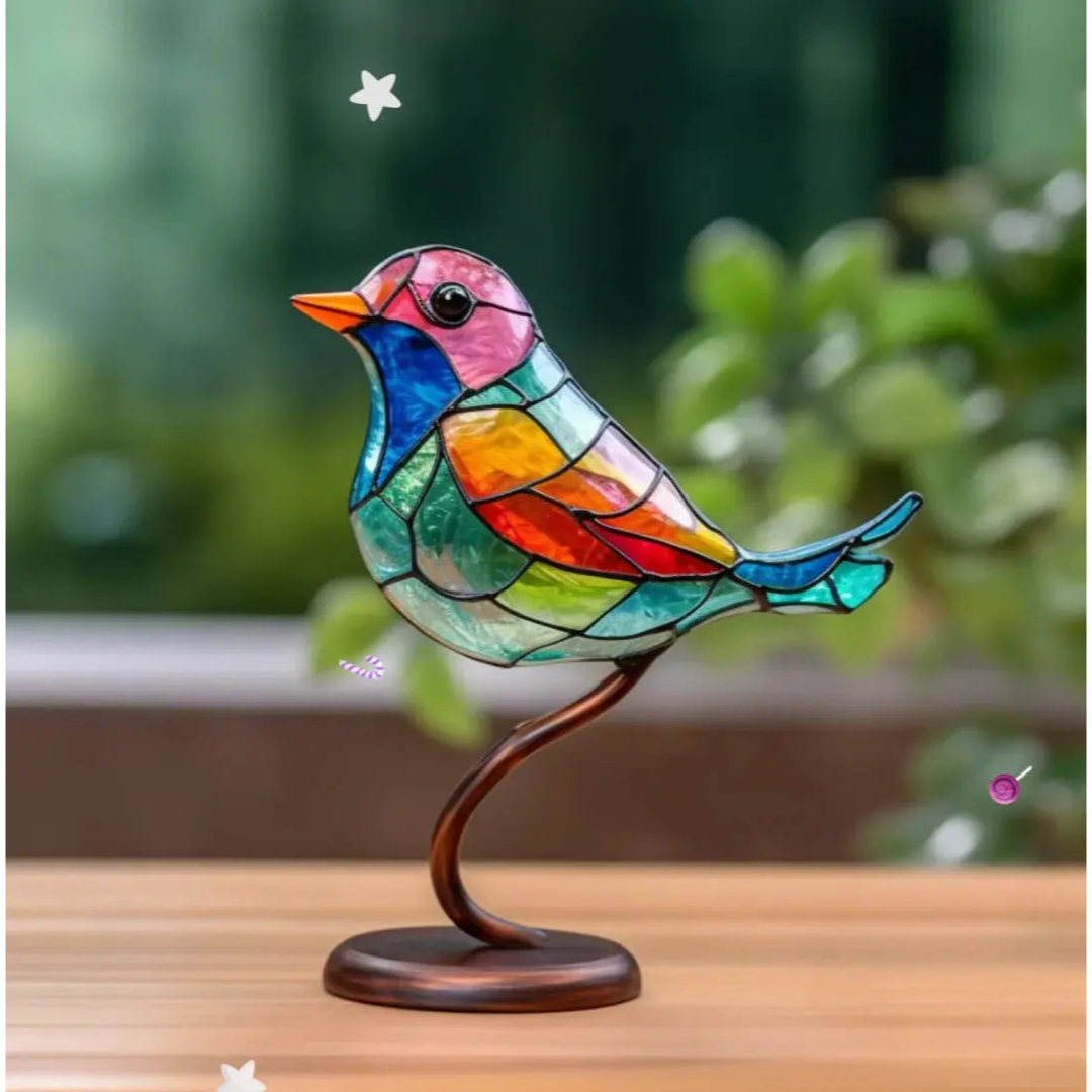 Sunlit Bird Suncatcher Brightens Any Room