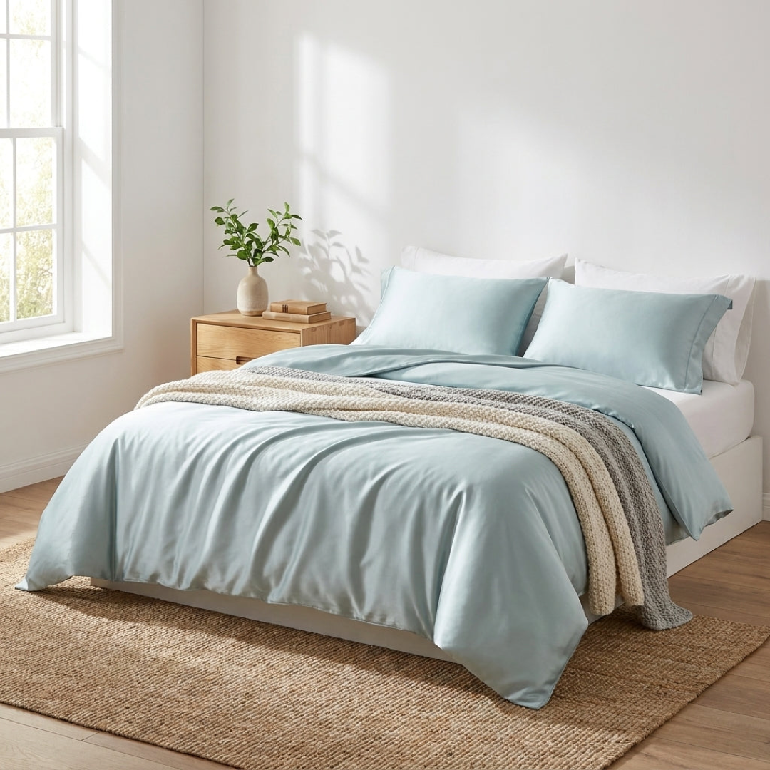 Silk-Satin Pillowcase Pair for Smoother Mornings
