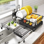 Spacious Dish Rack for Dry Countertops