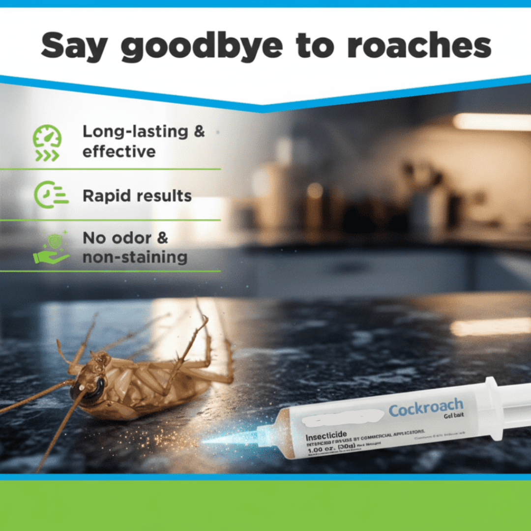 Precision Roach Bait Gel for Discreet Control