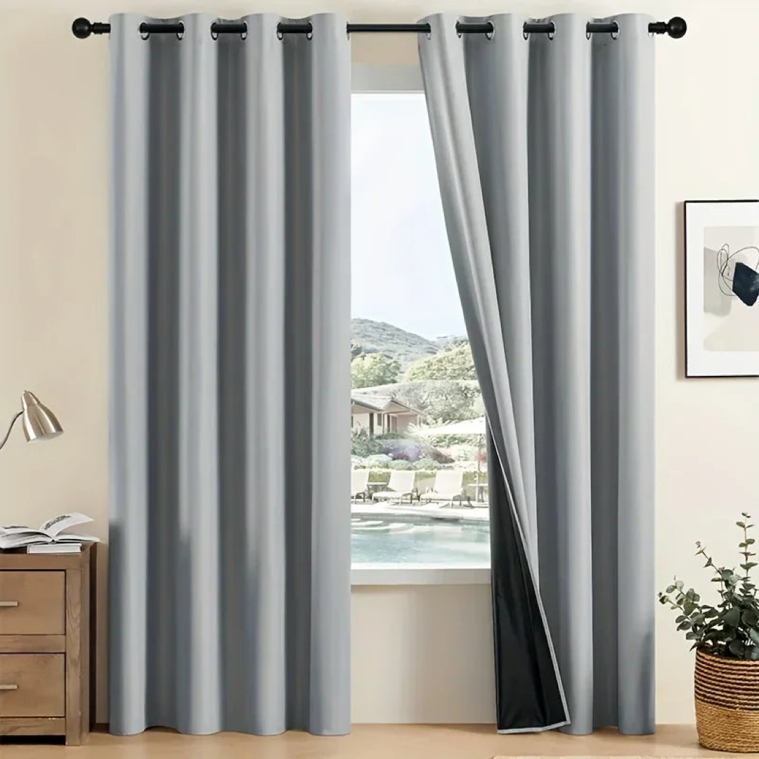 Grommet Blackout Curtains for Restful Rooms