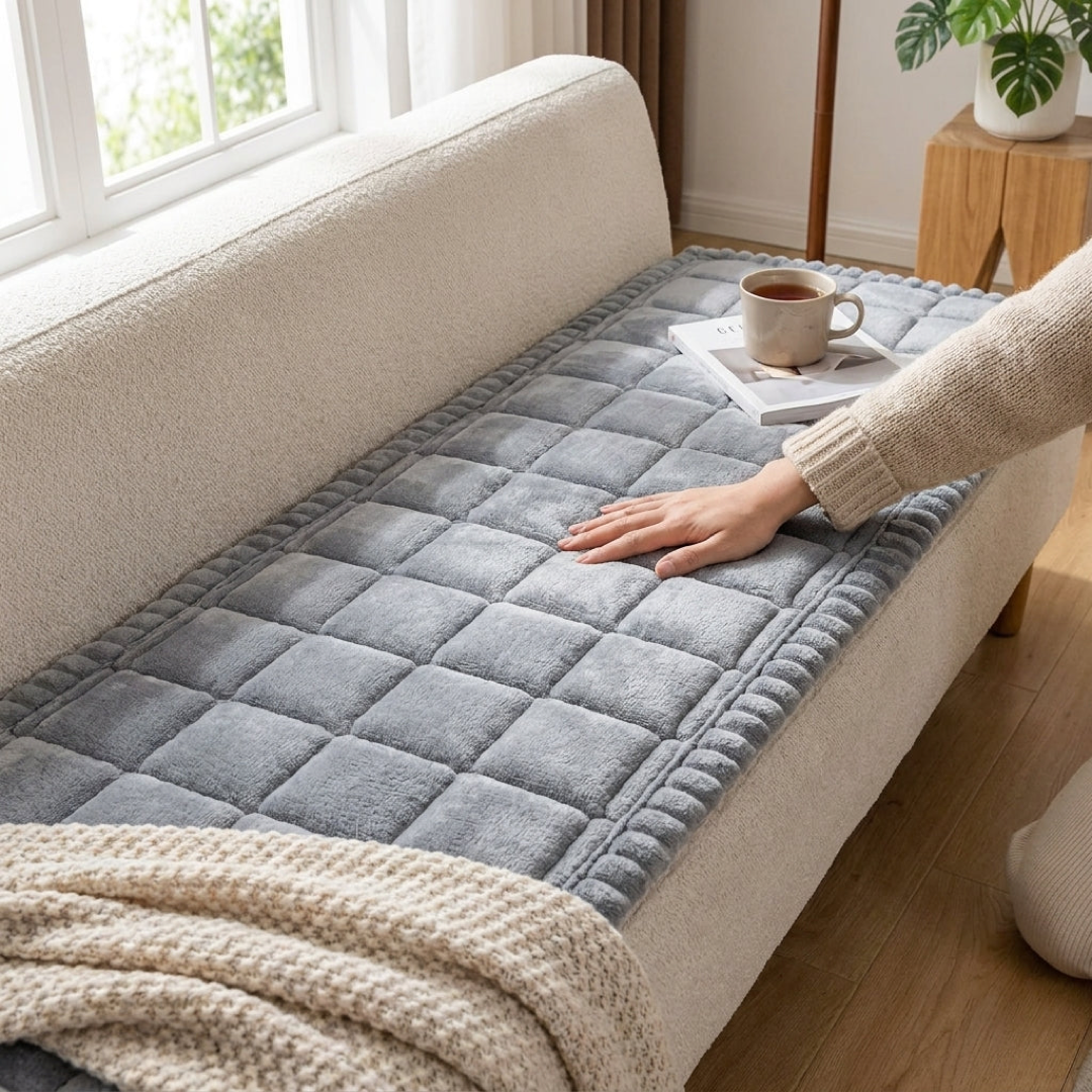 Quilted Flannel Sofa Pad for Cozy Protection