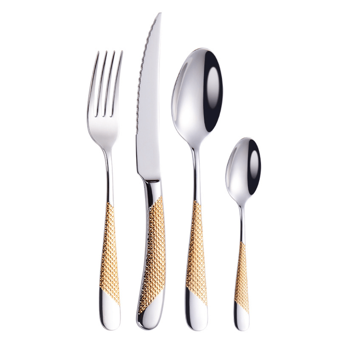 Textured Cutlery Set for Effortless Table Style