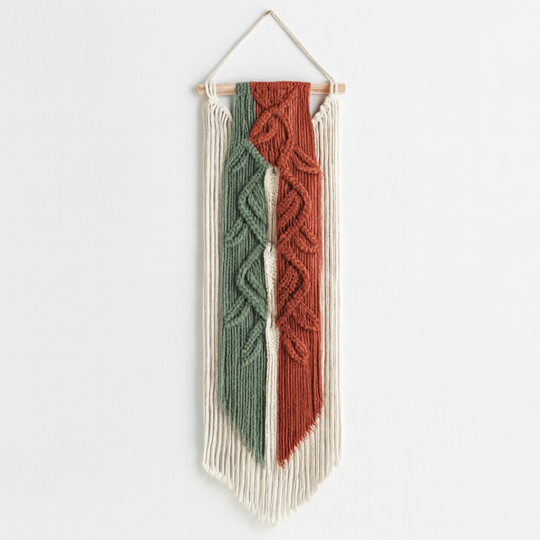 Leaf Macrame Wall Art for Natural Warmth