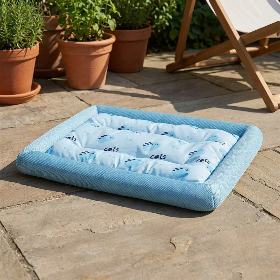 Cooling Cat Mat for Comfortable Summer Naps