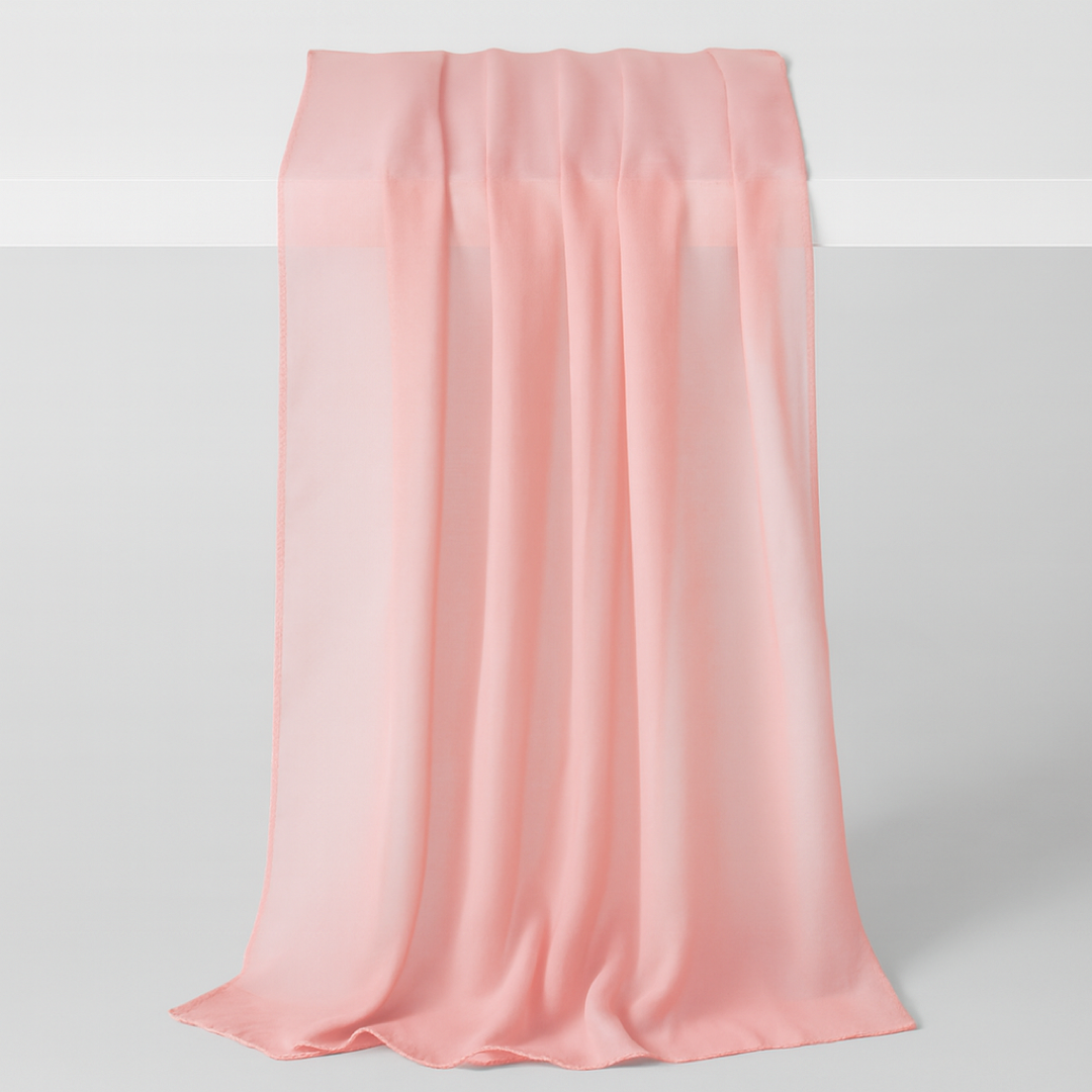 Sheer Chiffon Table Runner for Effortless Elegance