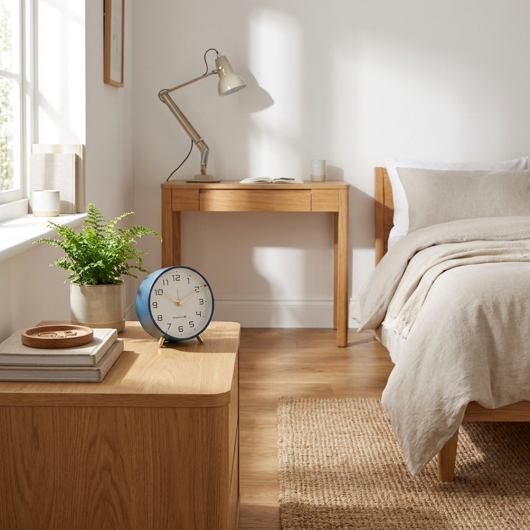 Nordic Silent Desk Clock for Peaceful Spaces