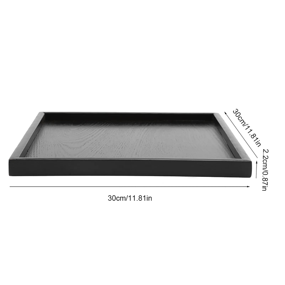 Solid Wood Serving Tray for Spill-Free Hosting