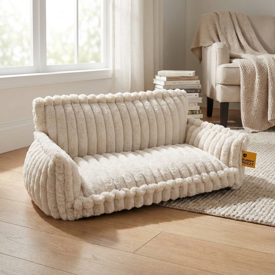 Plush Dog Sofa Bed for Restful Sleep