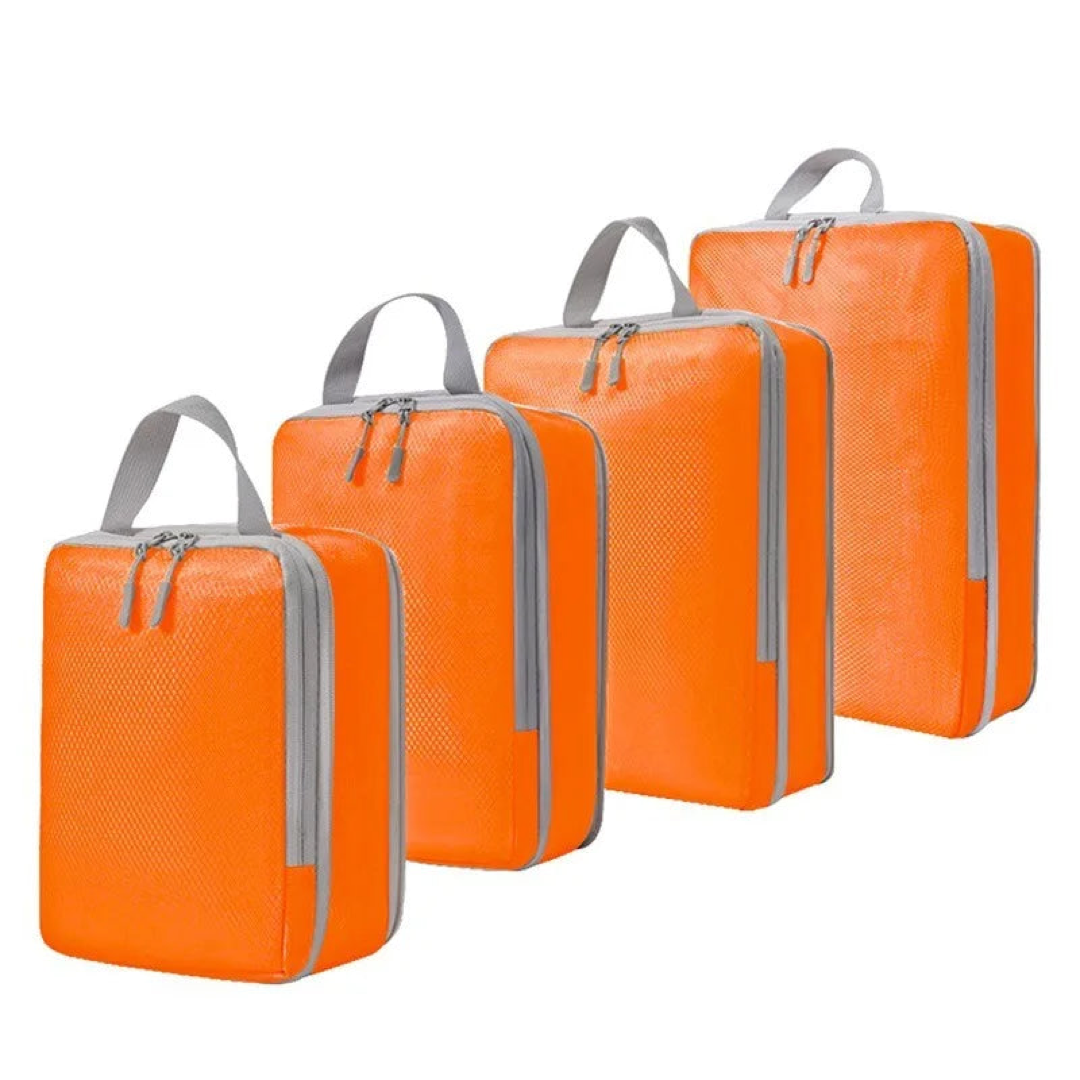 Space-Saving Travel Organizers – 4-Piece Set