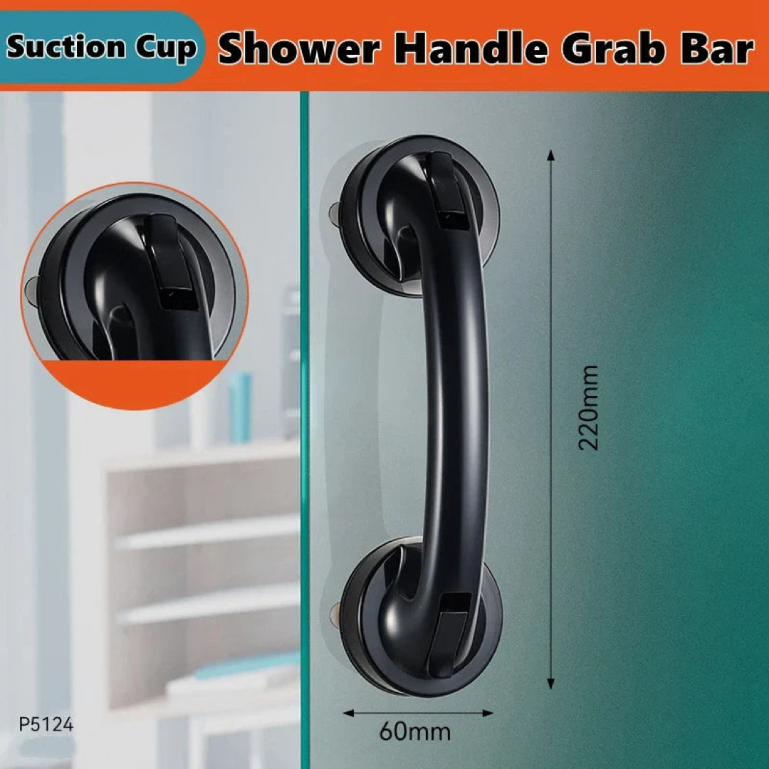 Suction Shower Grab Bar for Safer Bathing