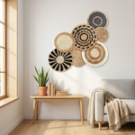 Woven Seagrass Wall Set for Natural Warmth