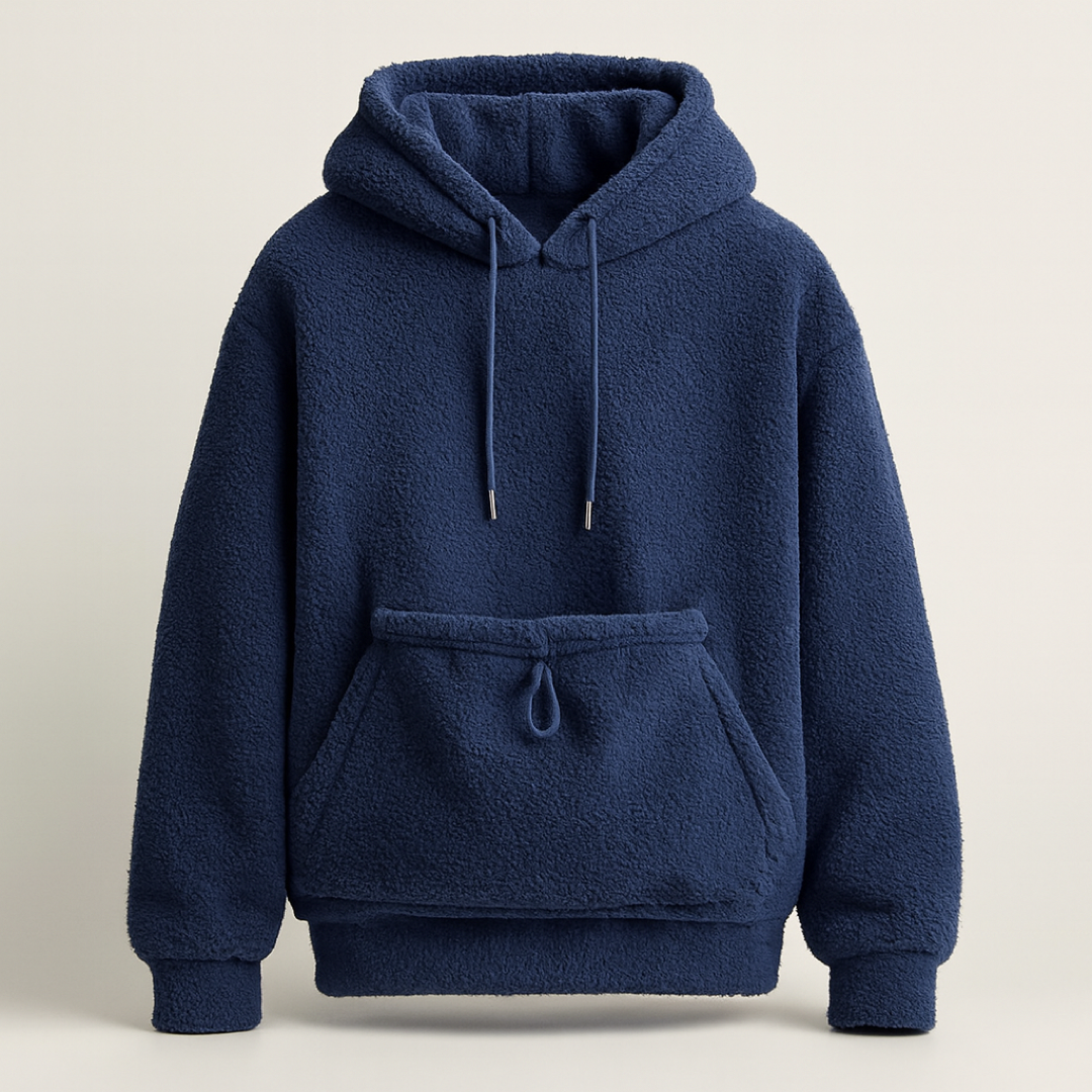 Cozy Pouch Hoodie for Hands-Free Pet Carrying
