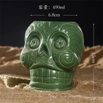 Skull Tiki Mug for Colder Cocktails